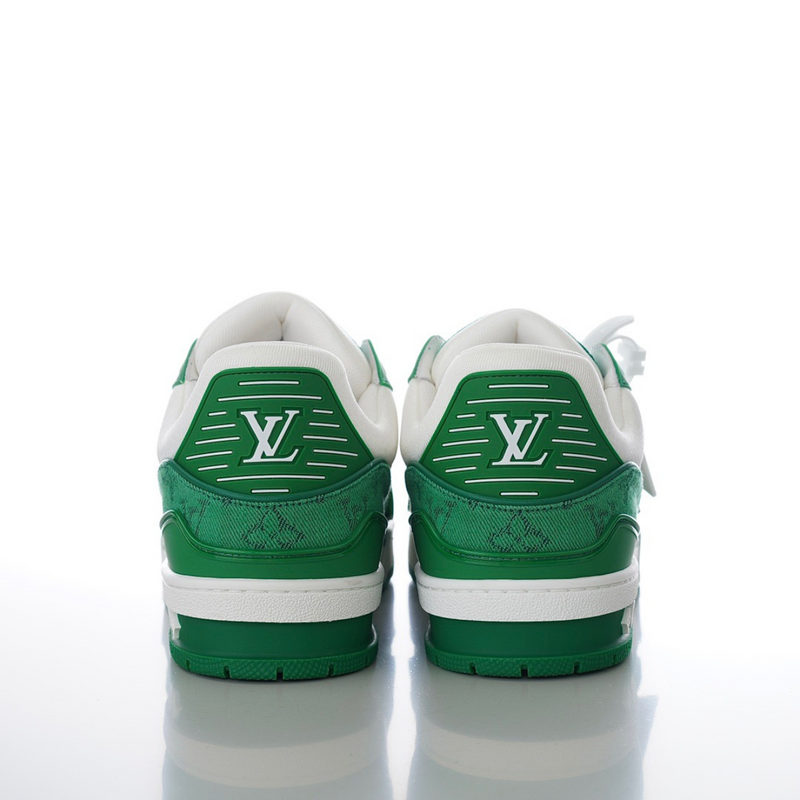 LV Trainer Monogram Denim Green