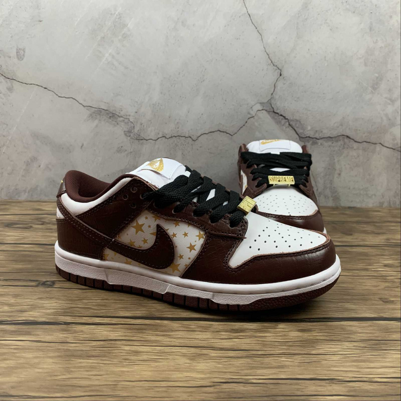 Dunk Low Supreme Stars Barkroot Brown