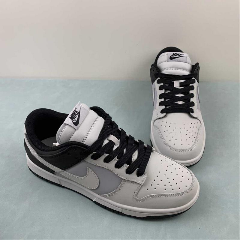 Dunk Low Smoke Grey Black And White