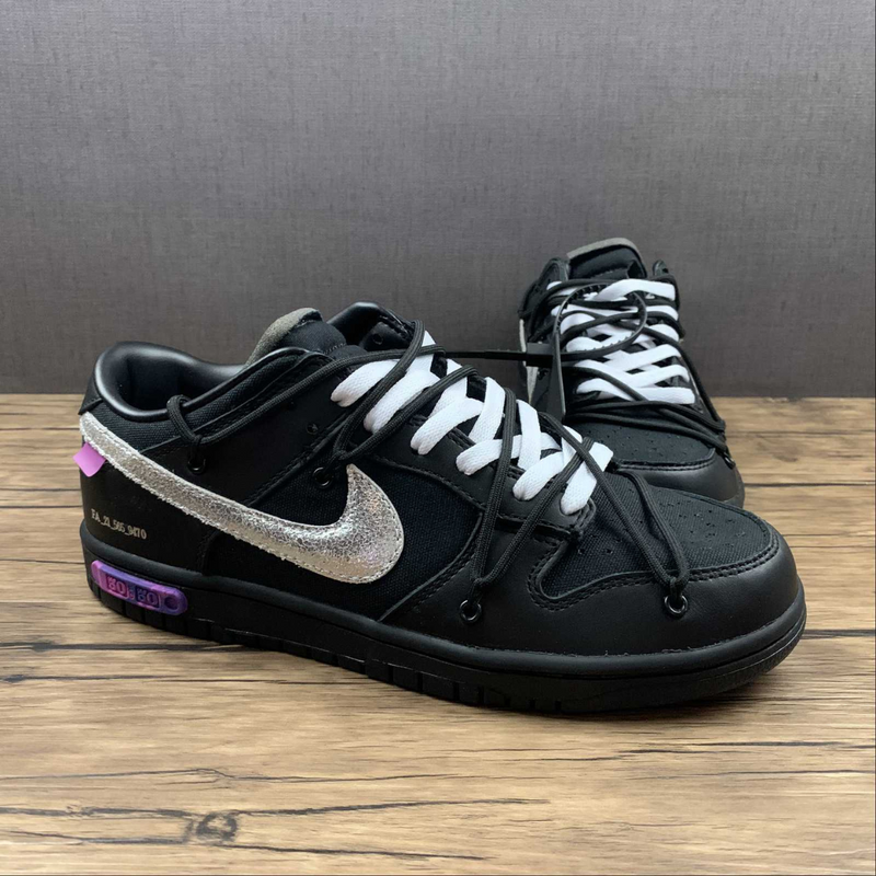 Dunk Low The 50 Black Silver