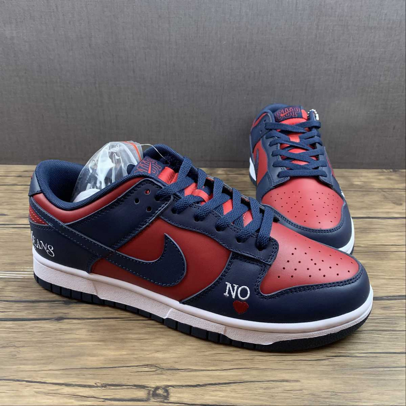 Dunk Low High By Any Means Navy Red